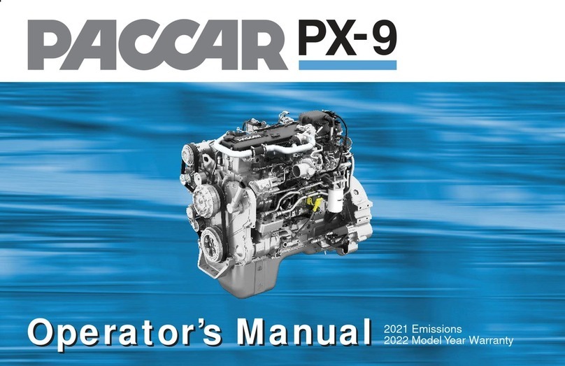 Paccar PX-9 User manual Paccar PX-9 User manual