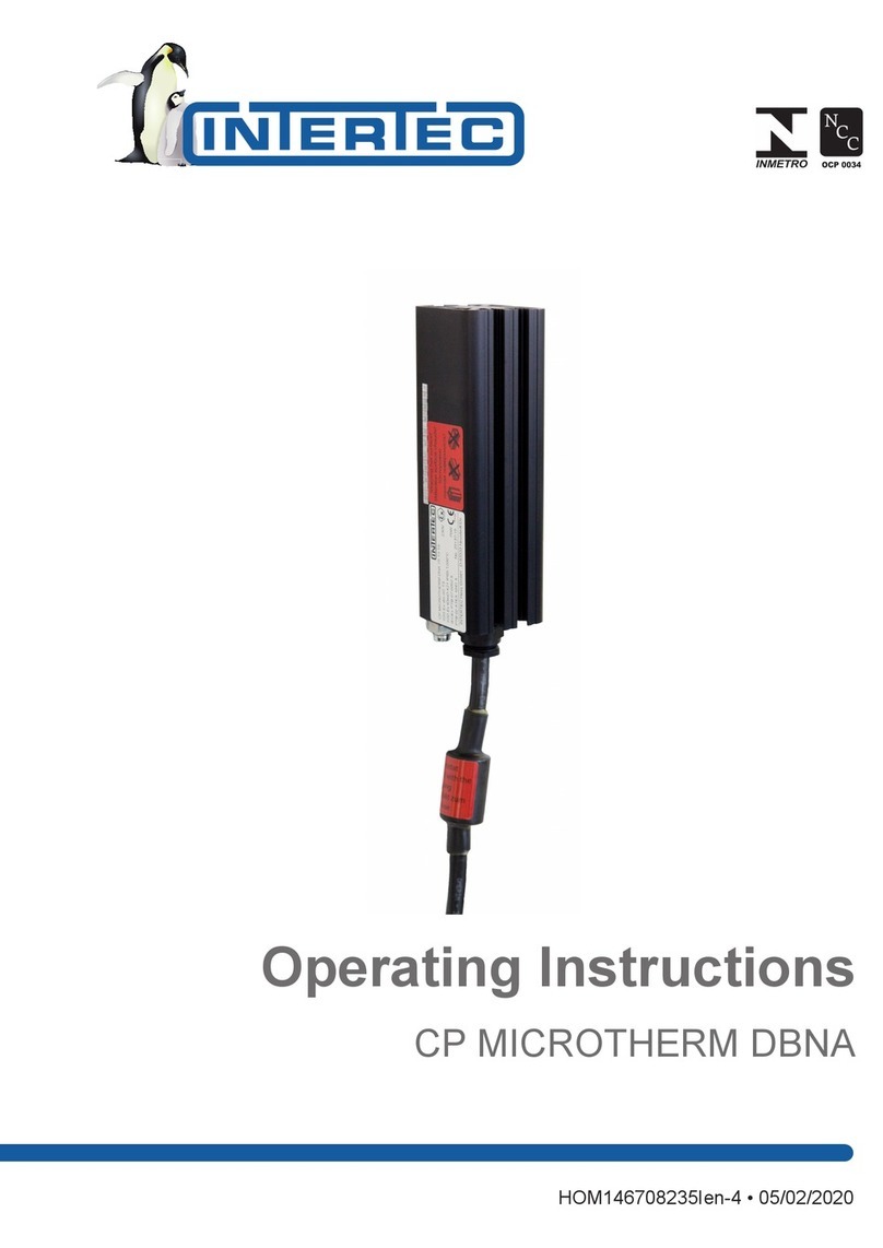Intertec Data Systems CP MICROTHERM DBNA User manual Intertec Data Systems CP MICROTHERM DBNA User manual