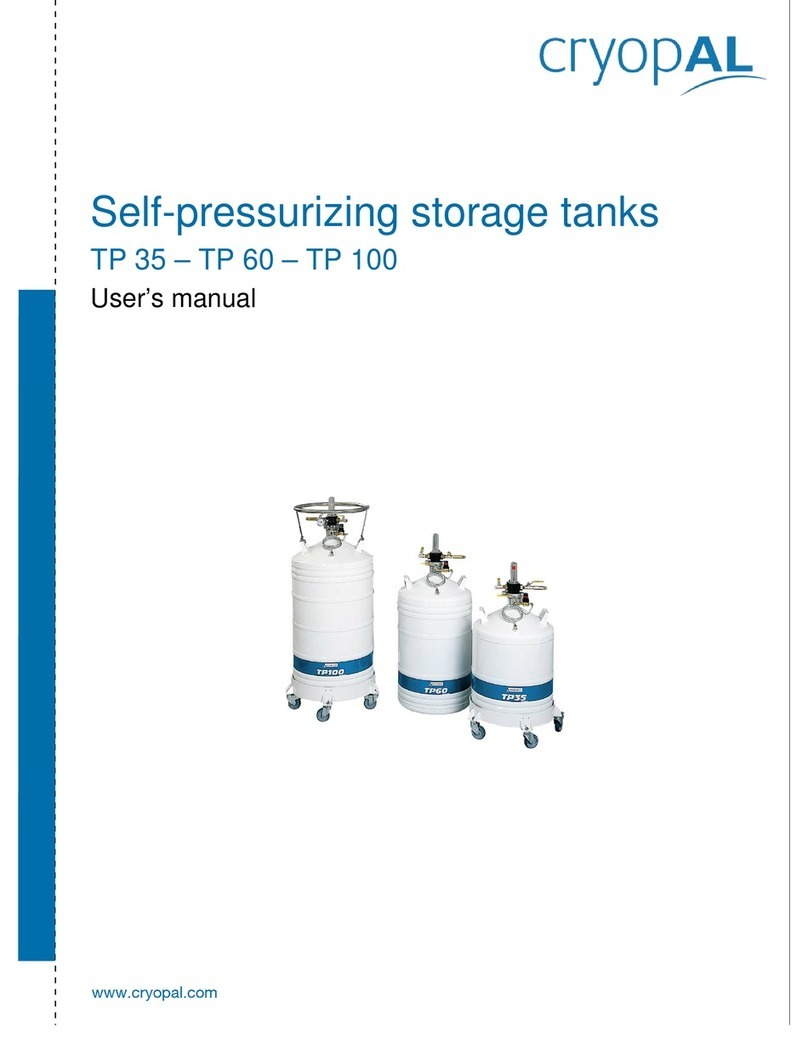 CryopAL TP-35 User manual