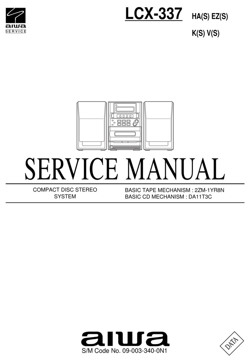 Aiwa LCX-337 Service manual