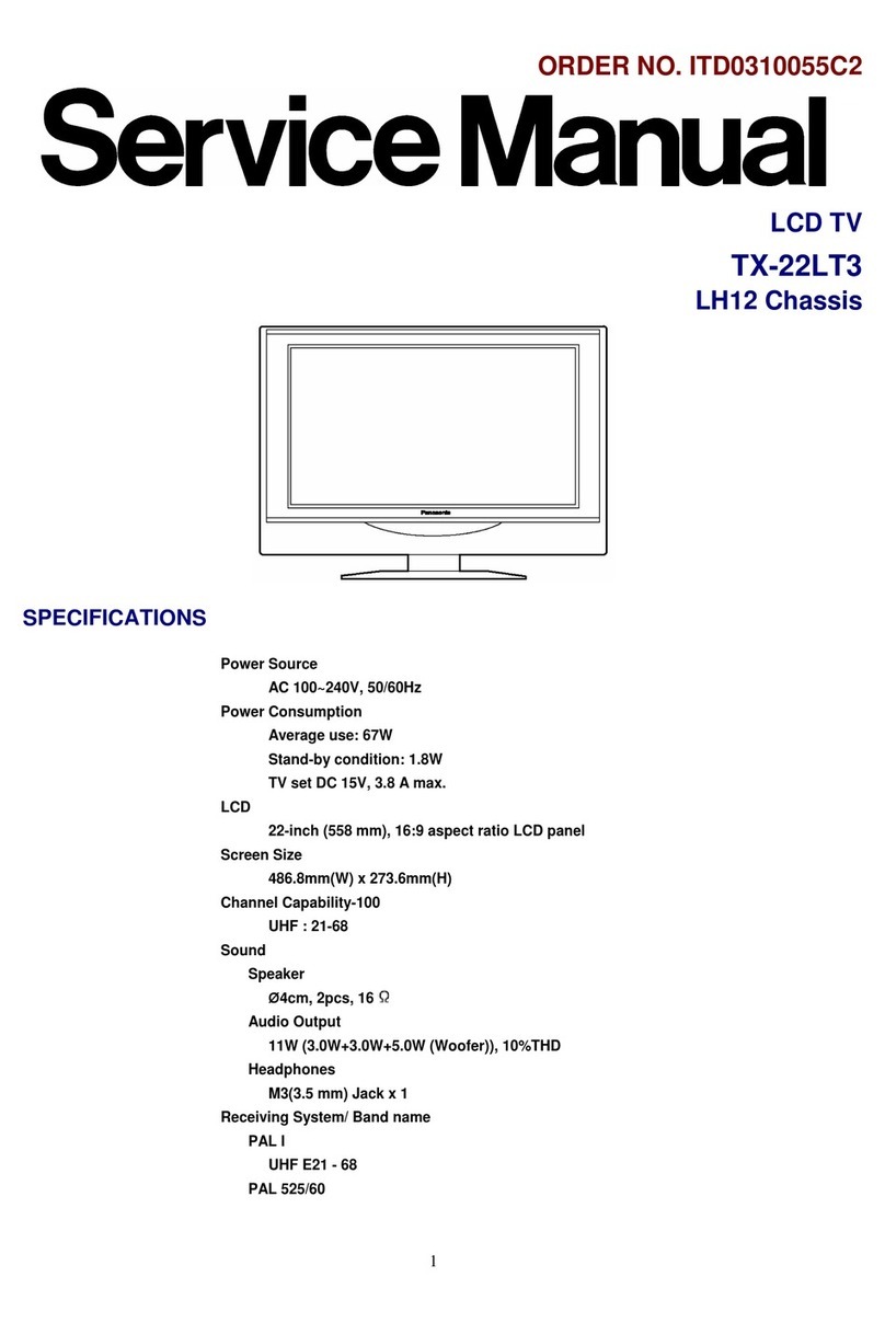 Panasonic TX-22LT3 User manual