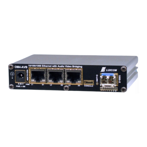 LuxCom OM4-AVB quick start guide