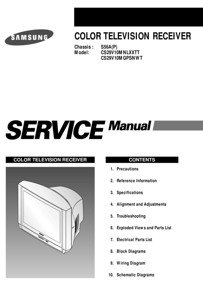 Samsung CS29V10MNLXXTT Service manual