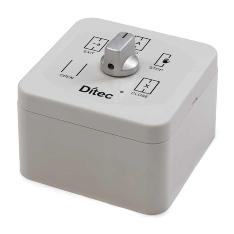 DITEC COM501MKS operating instructions