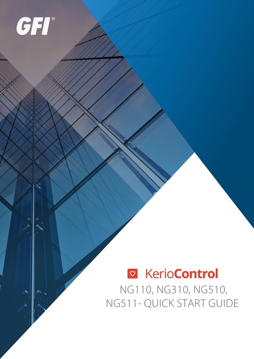 GFI KerioControl NG110 quick start guide