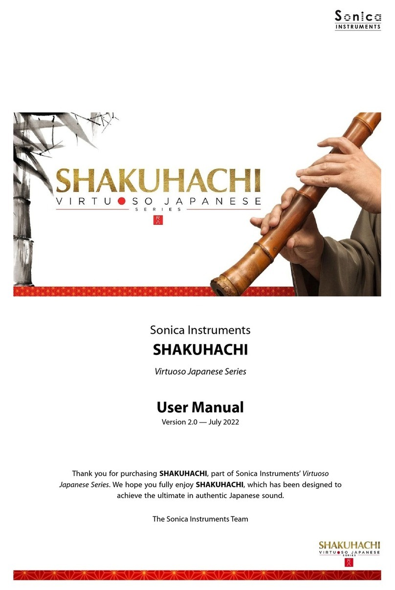 Sonica Instruments SHAKUHACHI user manual