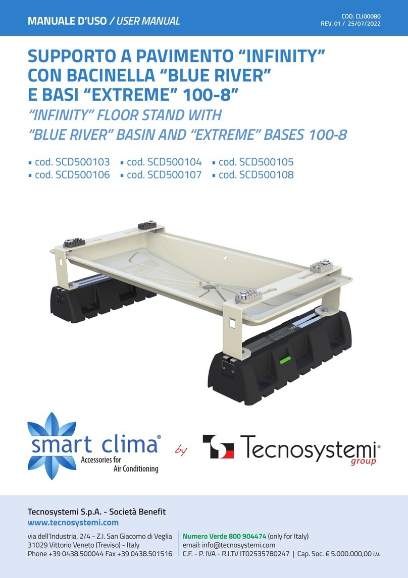 Tecnosystemi smart clima INFINITY BLUE RIVER user manual Tecnosystemi smart clima INFINITY BLUE RIVER user manual