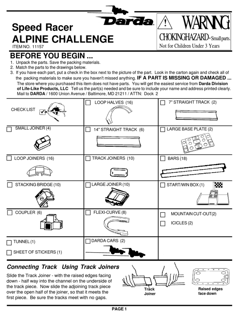 darda Speed Racer ALPINE CHALLENGE User manual
