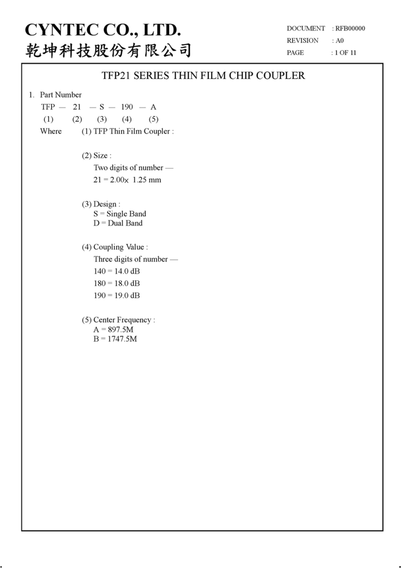 CYNTEC TFP21 Series manual