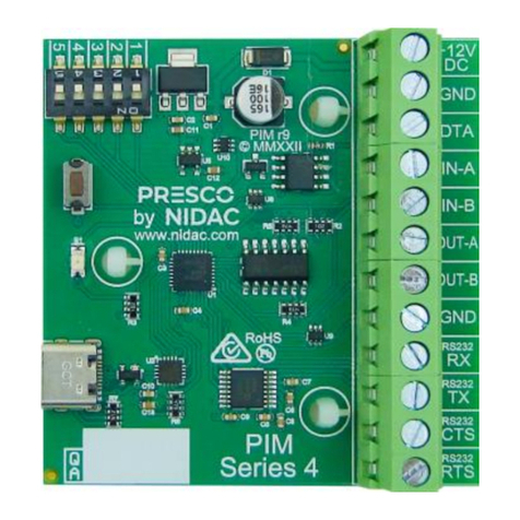 PRESCO PIM 4 Series User manual