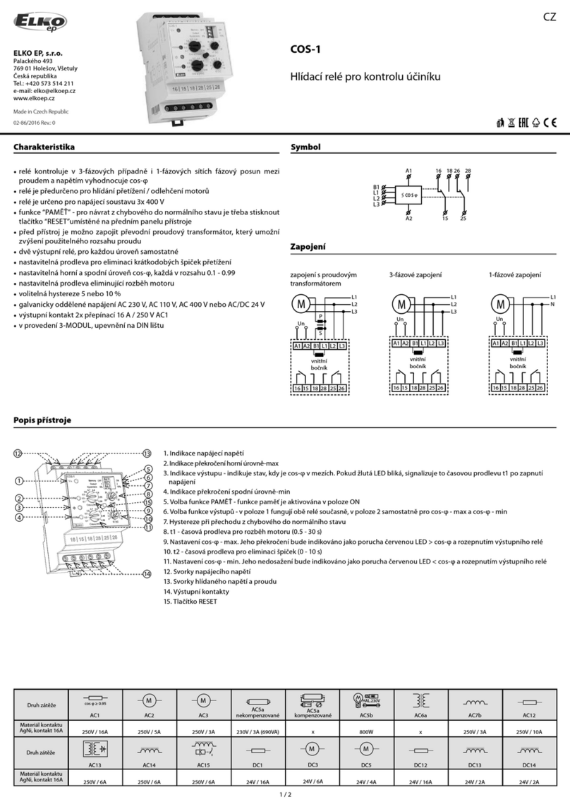 Elko elko User manual