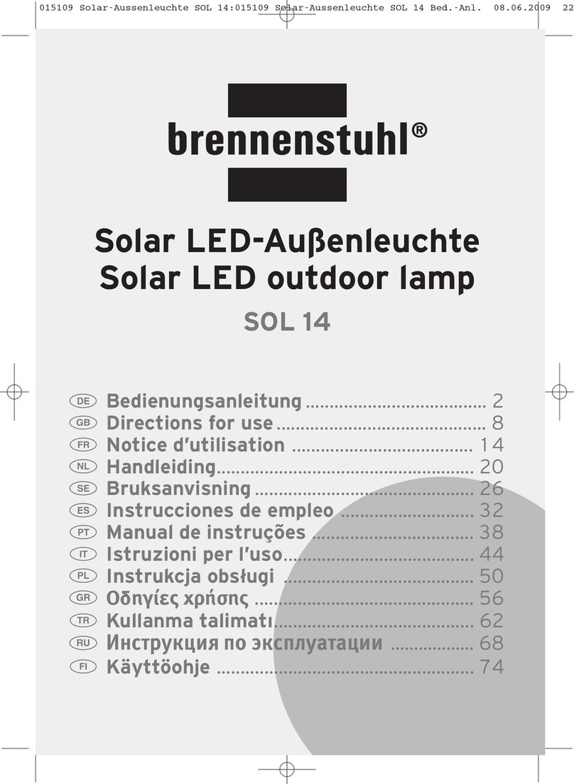 brennenstuhl SOL 14 Directions for use