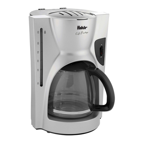 Fakir Cafe Prestige user manual