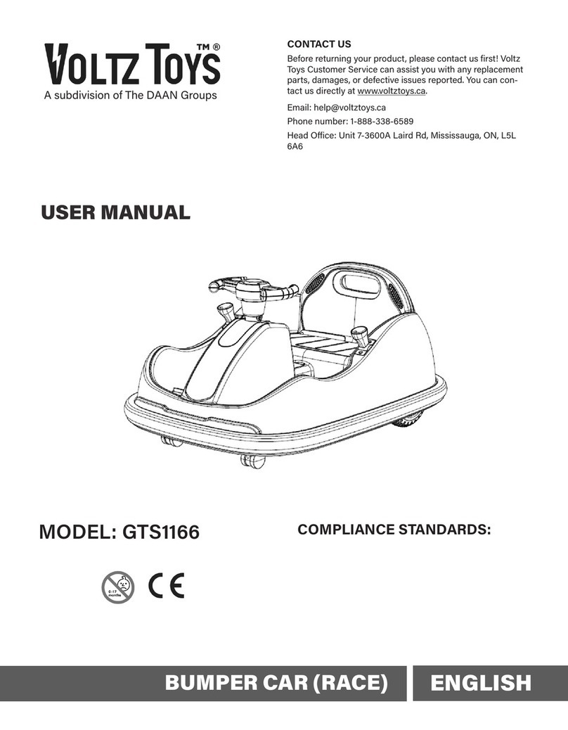 Daan Tech VOLTZ TOYS GTS1166 user manual