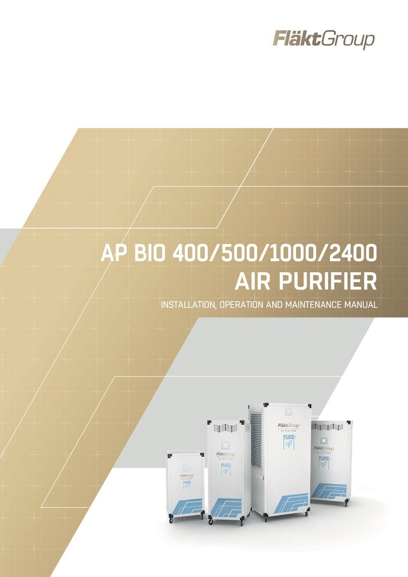 FläktGroup AP BIO 400 Installation, operation and maintenance manual