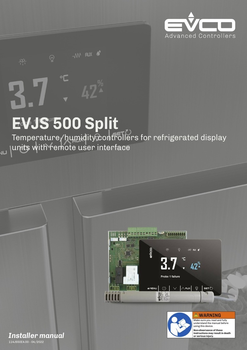 Evco EVJS 500 Split Installer manual