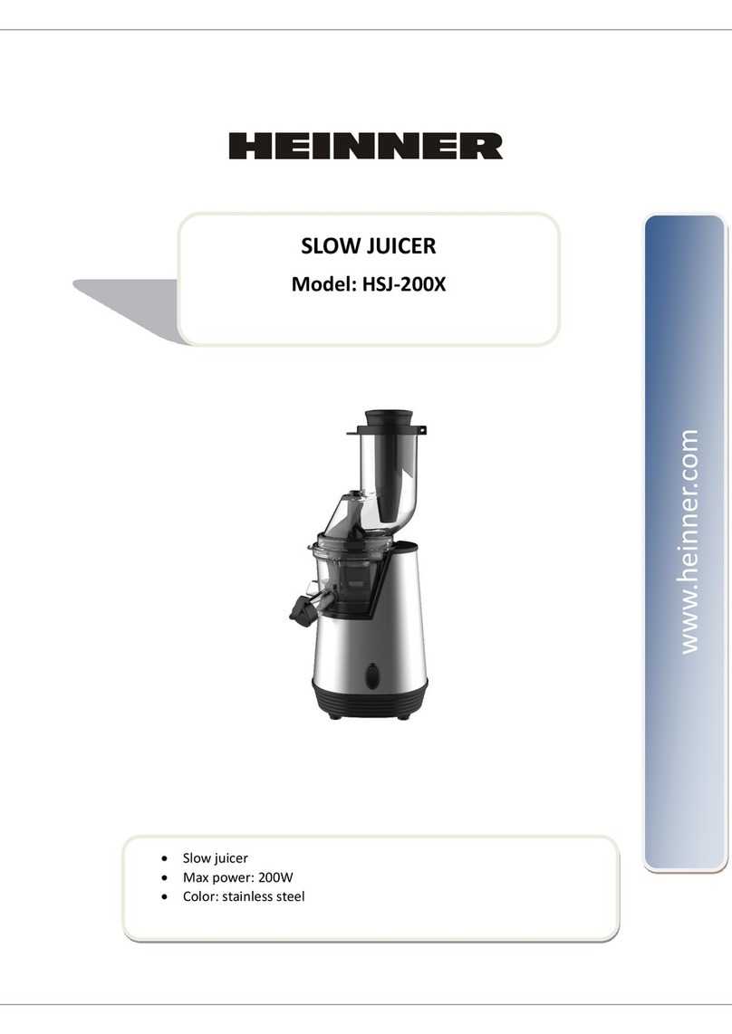 Heinner HSJ-200X User manual