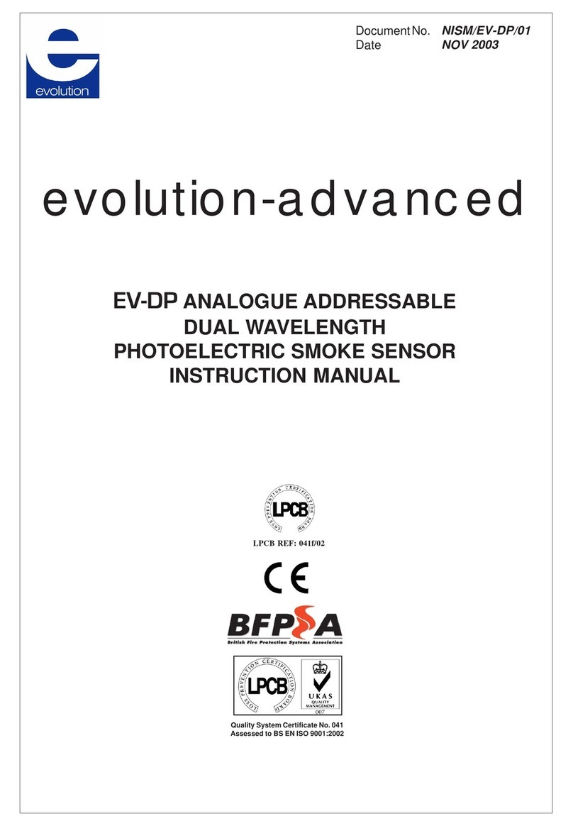 Nittan Evolution-Advanced EV-DP instruction manual Nittan Evolution-Advanced EV-DP instruction manual
