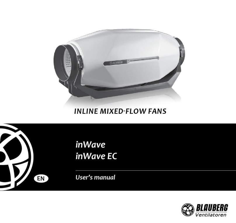 BLAUBERG Ventilatoren inWave User manual