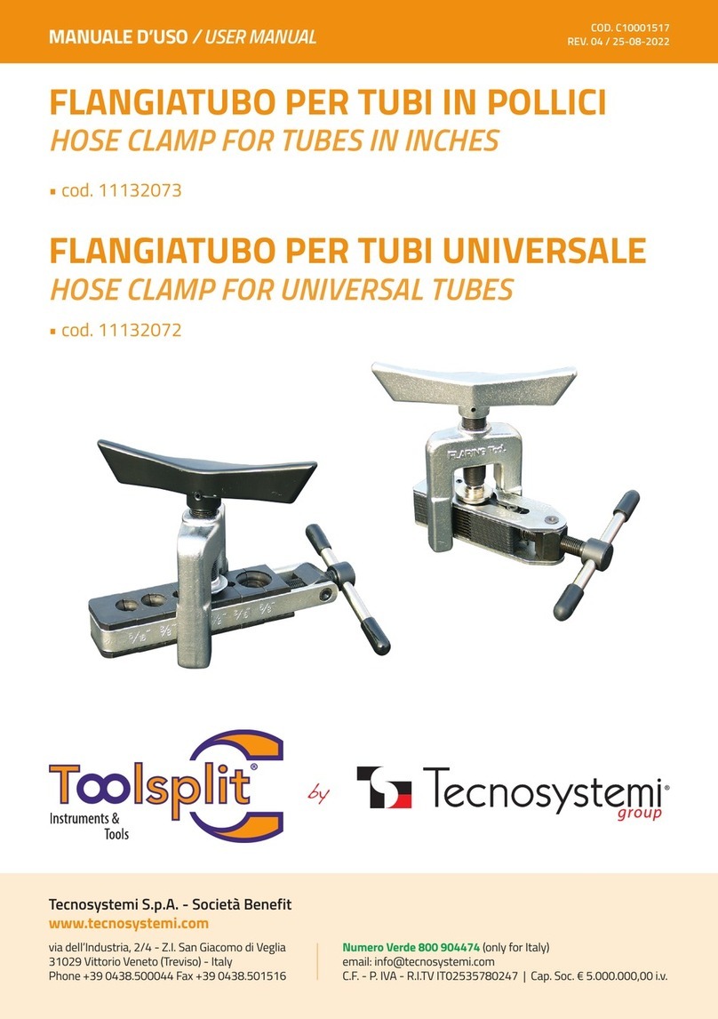 Tecnosystemi Toolsplit 11132072 User manual