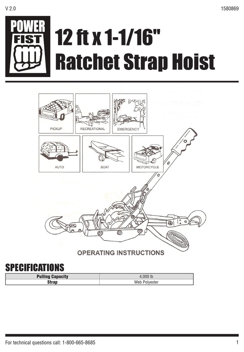 Power Fist 1580869 operating instructions
