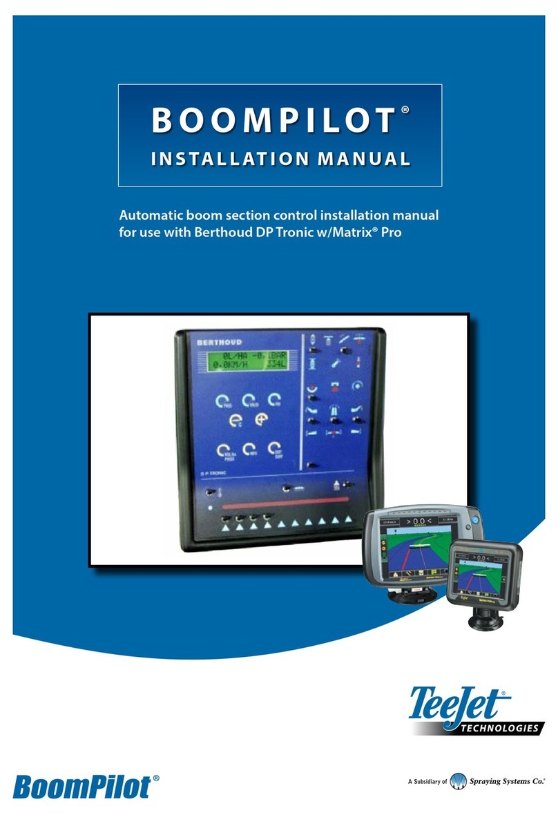 Spraying Systems TeeJet TECHNOLOGIES BoomPilot installation manual