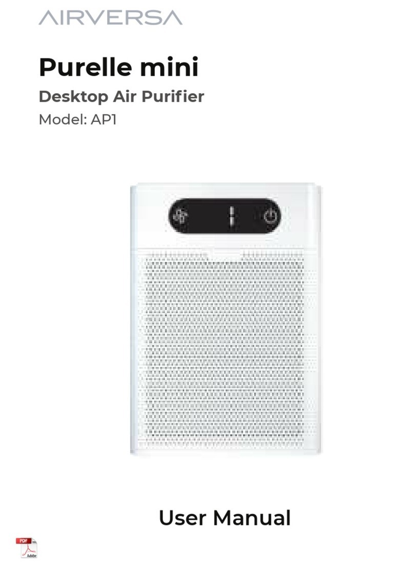 AIRVERSA Purelle mini user manual
