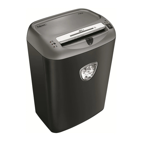 Fellowes POWERSHRED 75Cs User manual