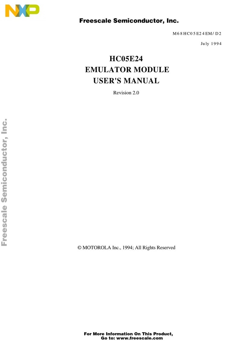 NXP Semiconductors HC05E24 user manual