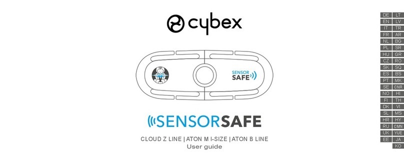 CYBEX SENSORSAFE CLOUD Z LINE User manual