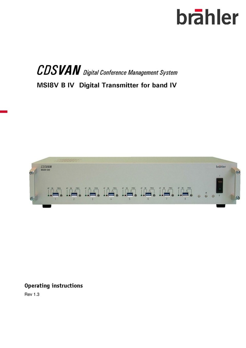Brähler Systems CDSVAN User manual