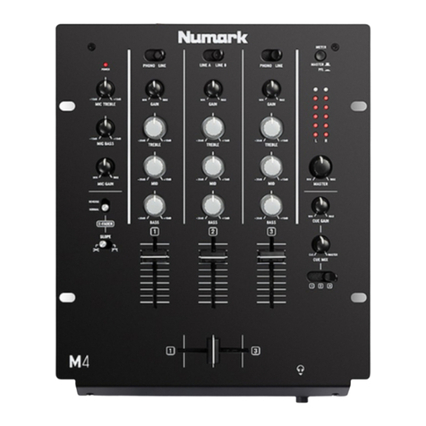 Numark M4 User manual