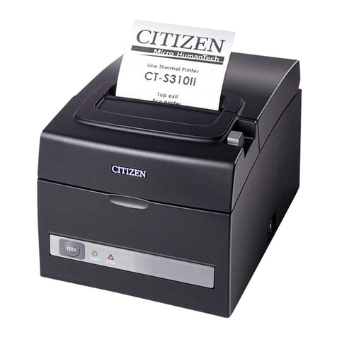 Citizen CT-S310II User manual