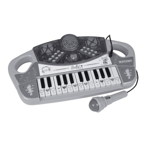 Bontempi Ballet Academy 12 2577 owner's manual