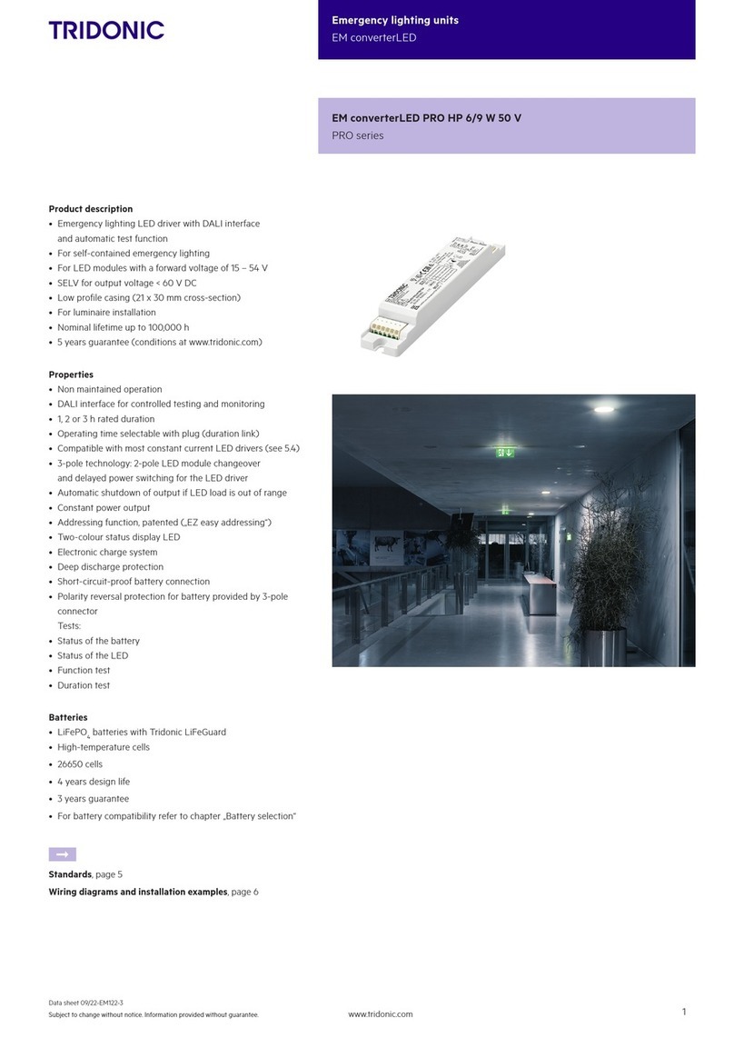 Tridonic PRO Series manual