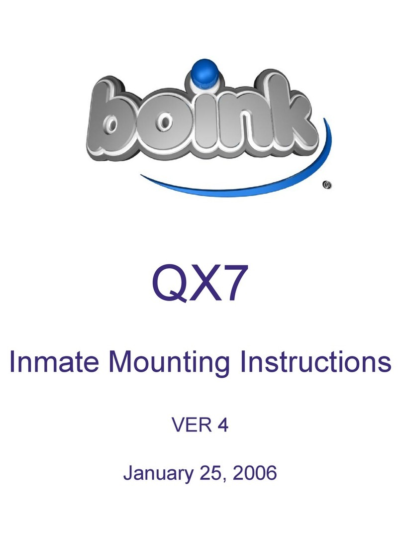 boink Inmate QX7 Mounting instructions
