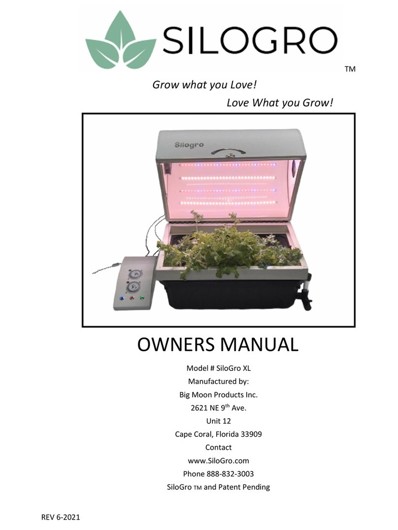 Big Moon Products SiloGro XL owner's manual