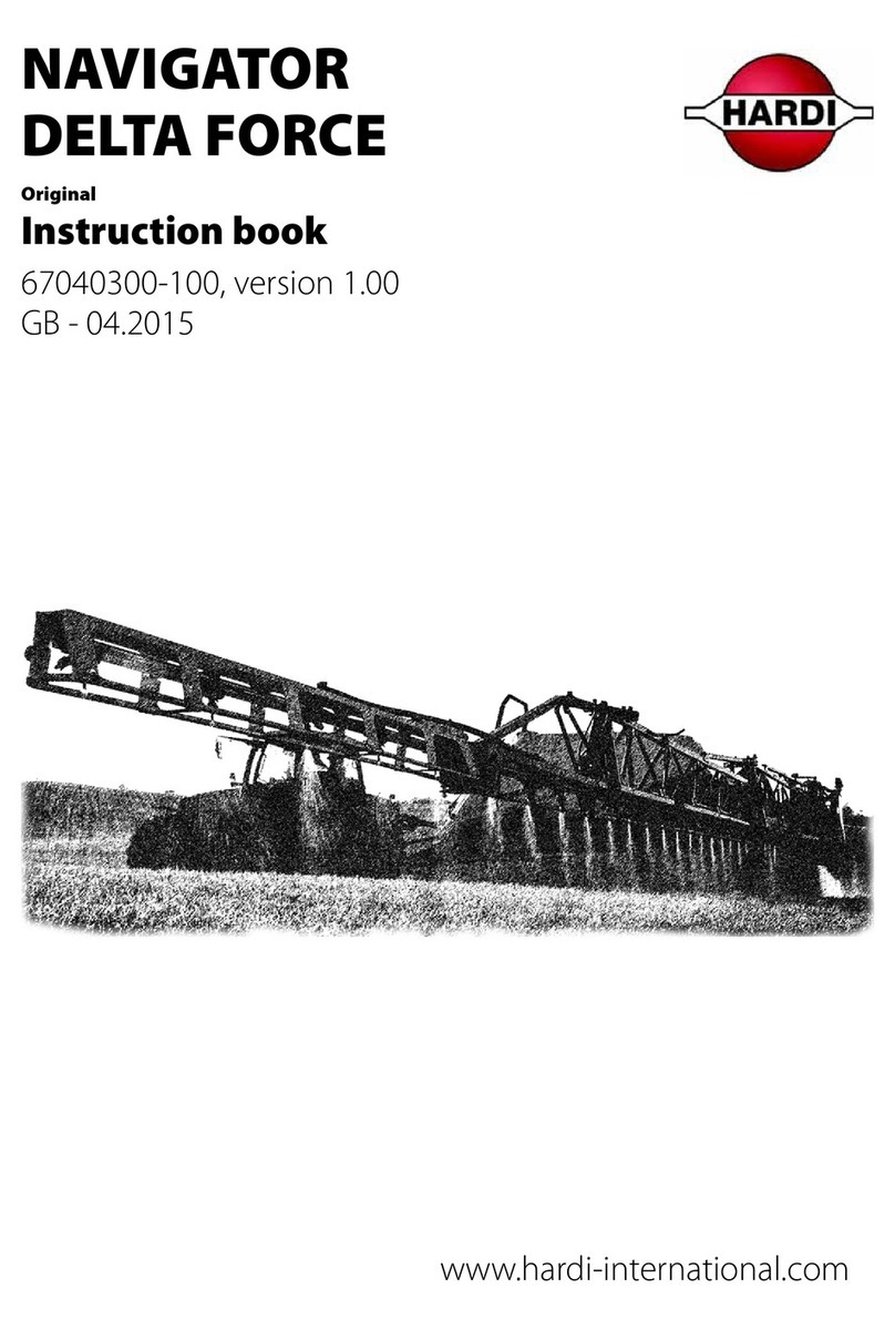 Hardi NAVIGATOR DELTA FORCE Instruction book