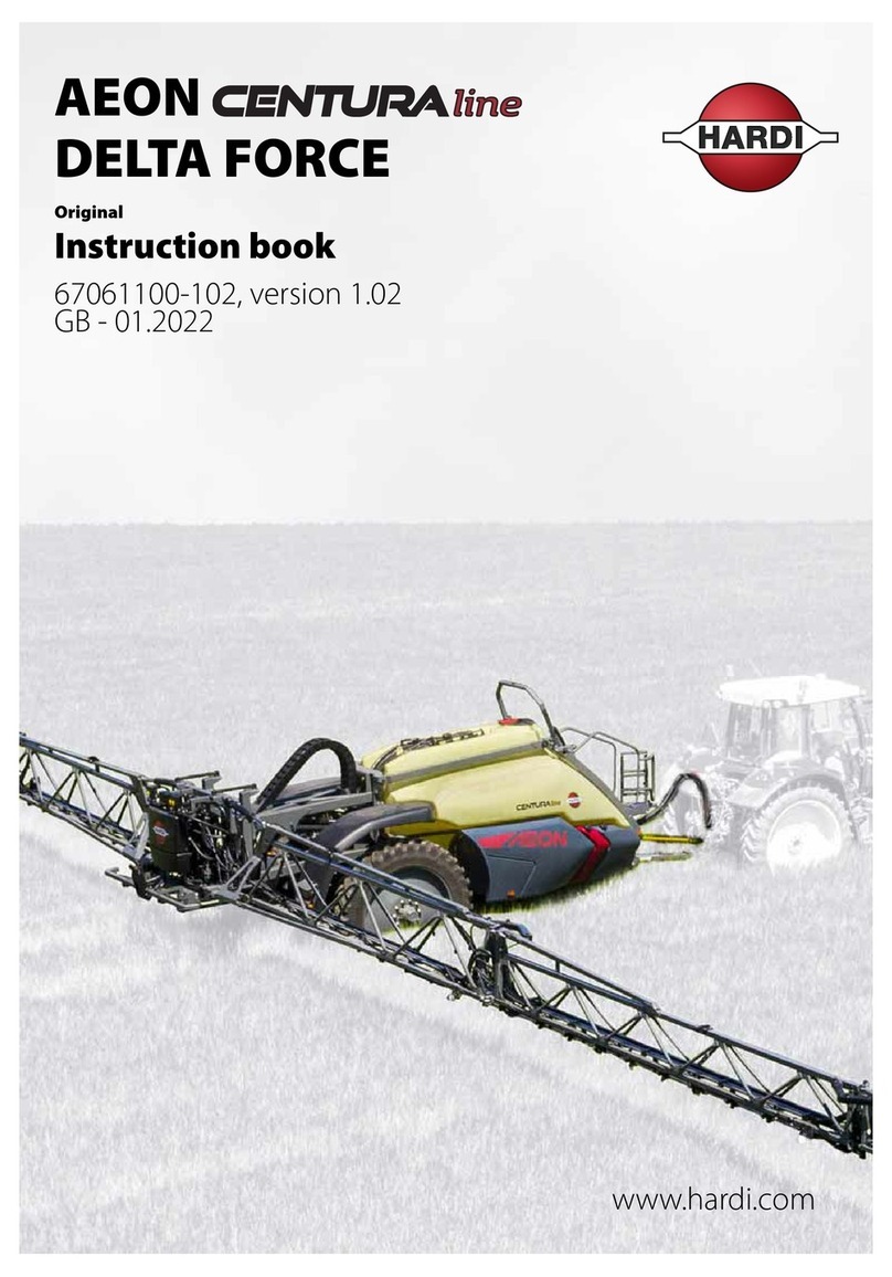 Hardi AEON CENTURA DELTA FORCE User manual