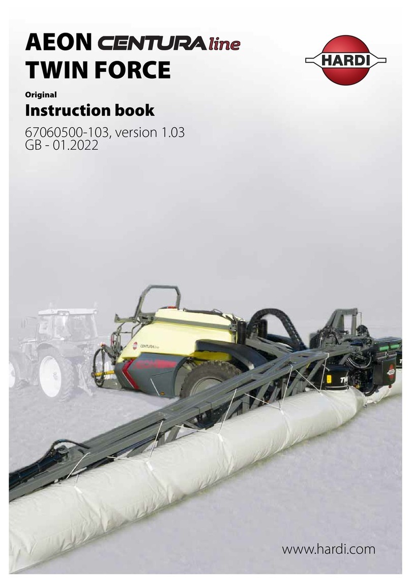 Hardi AEON CENTURA TWIN FORCE User manual