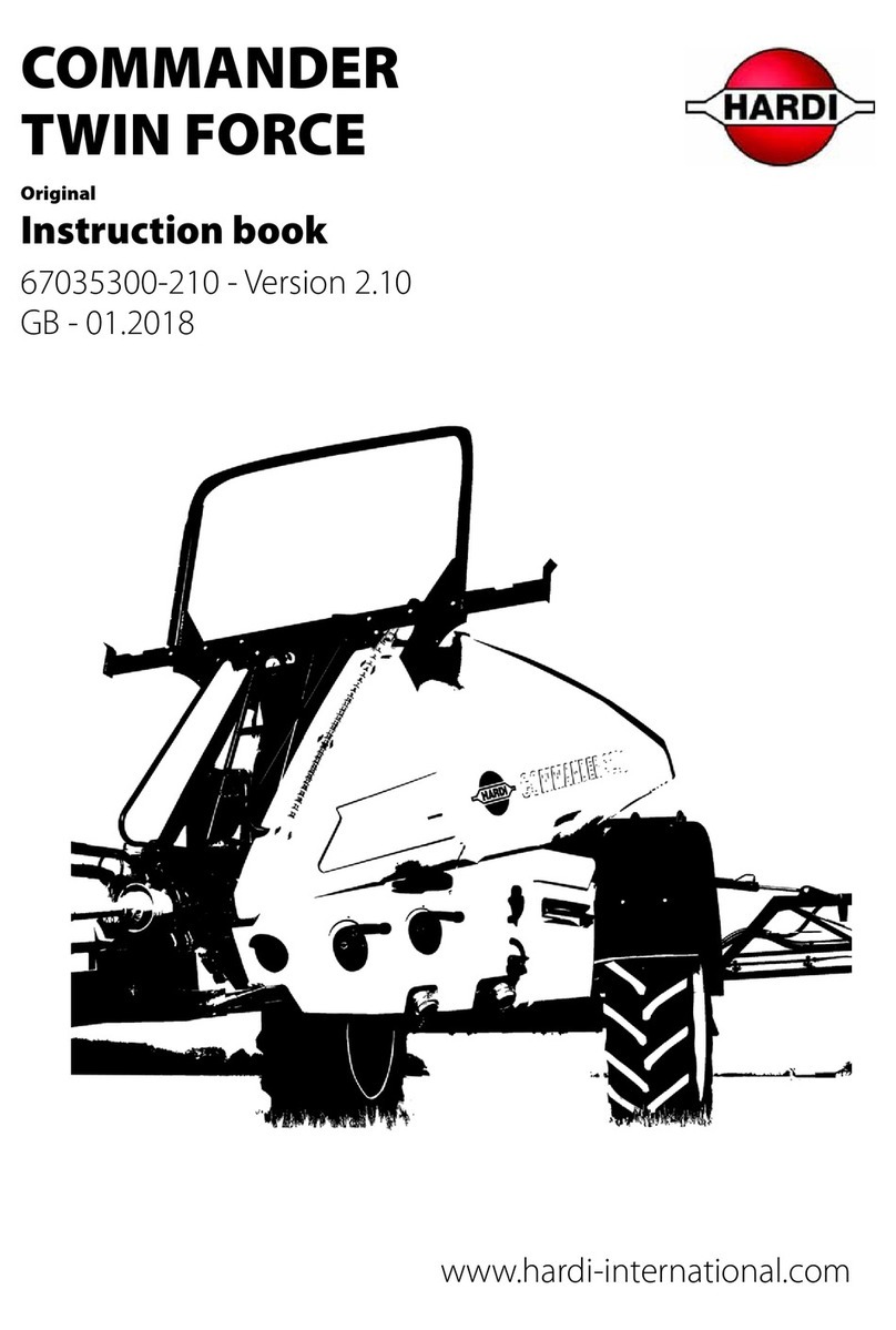Hardi COMMANDER TWIN FORCE User manual