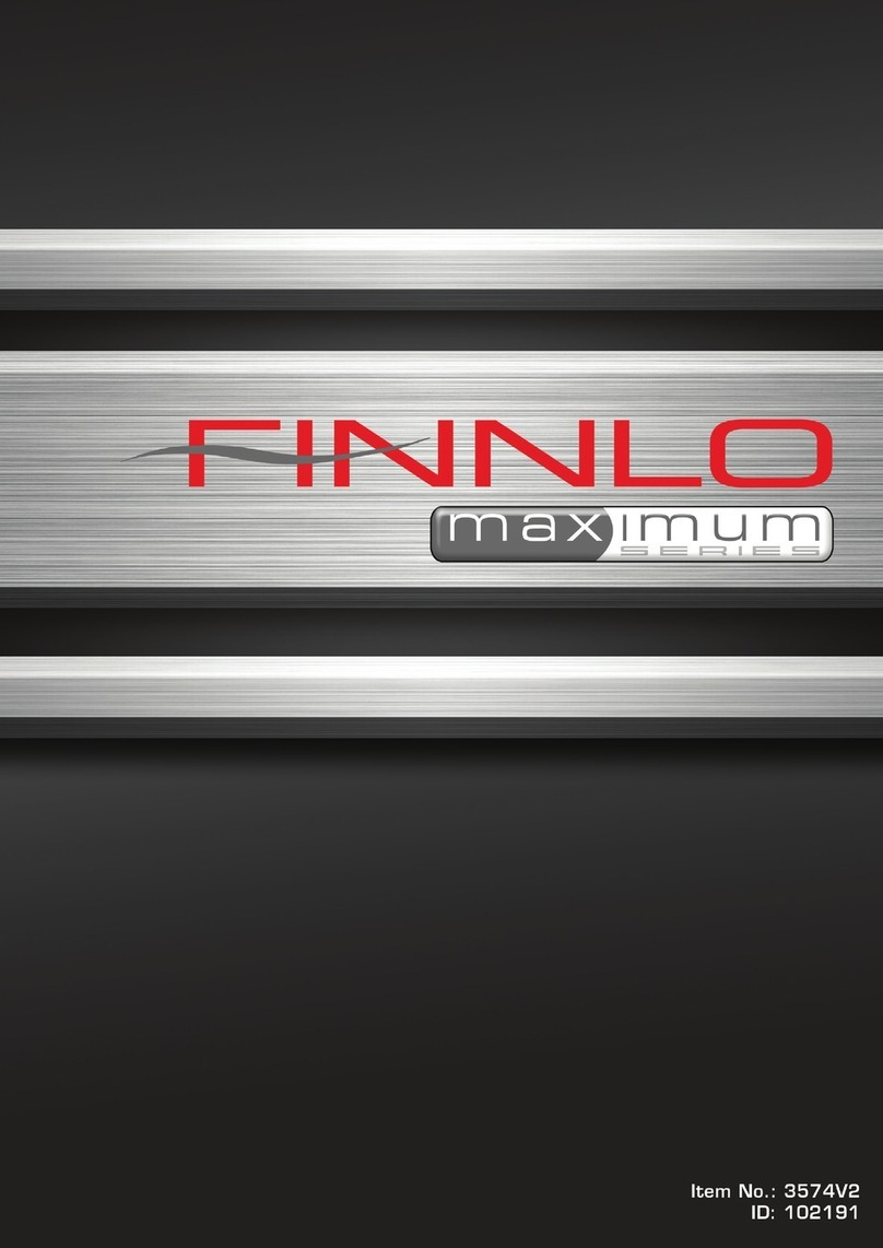 Finnlo Maximum 3574 User manual