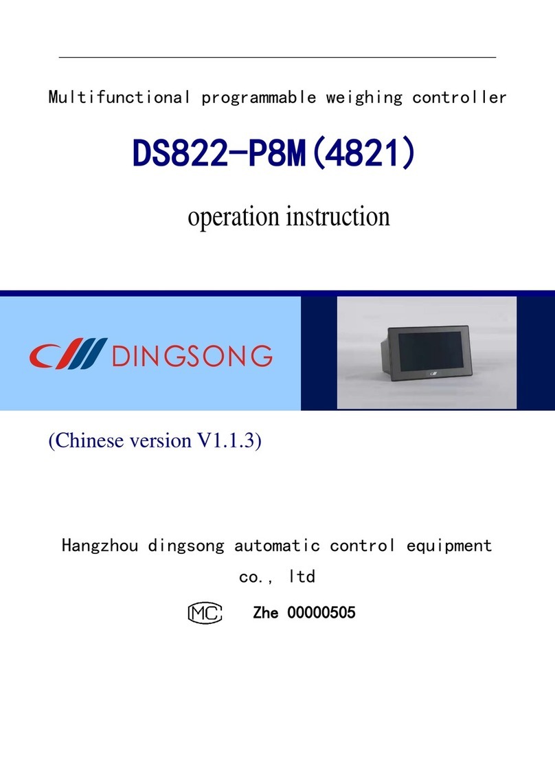 DINGSONG DS822-P8M operation instruction
