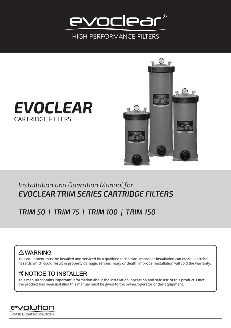 Evolution evoclear TRIM Series User manual