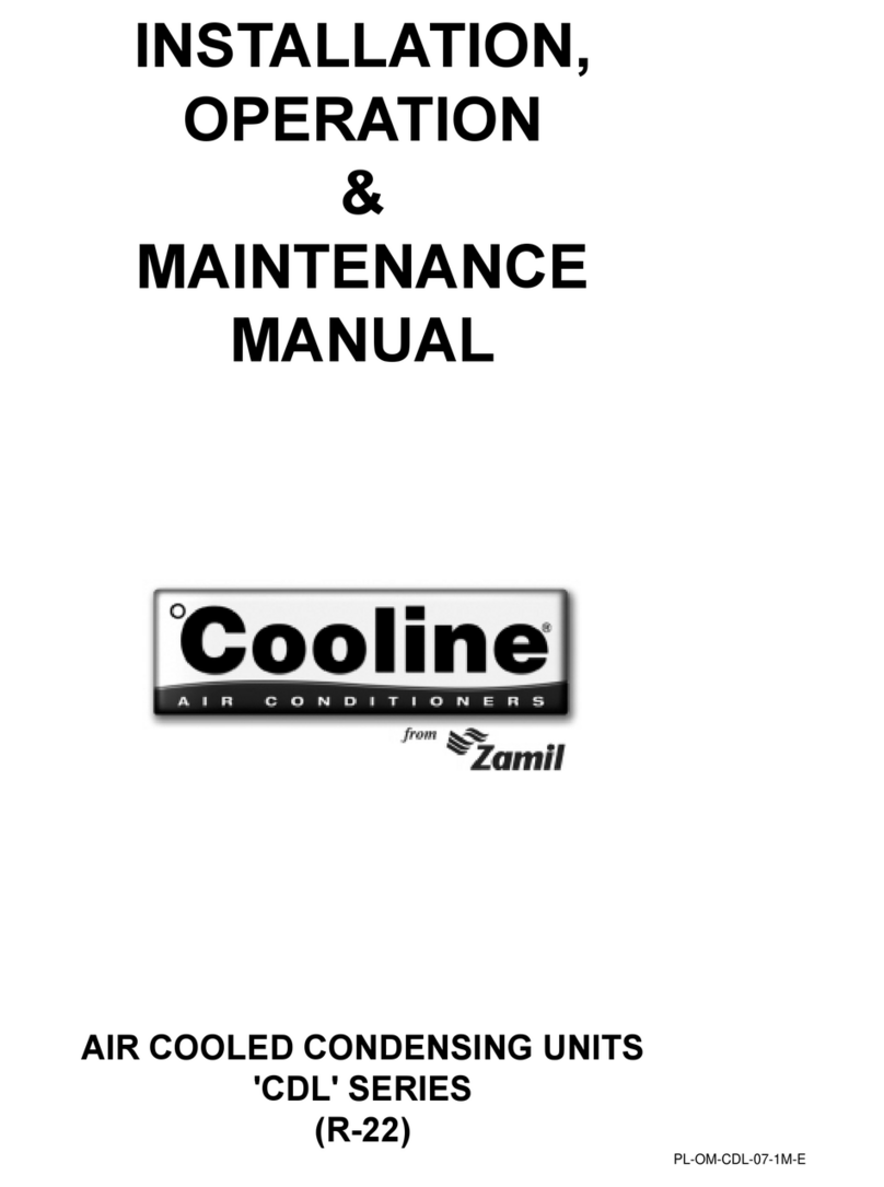 Zamil Cooline CDL Series Instruction manual