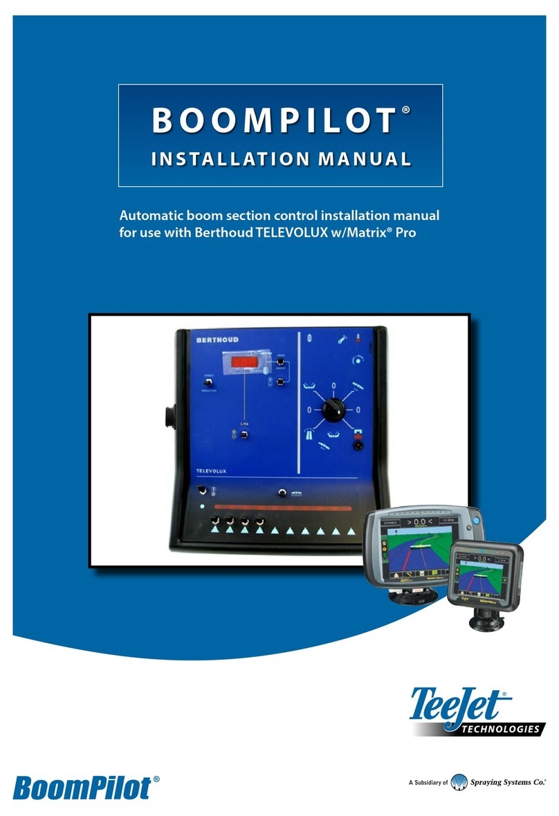 Spraying Systems TeeJet TECHNOLOGIES BoomPilot User manual
