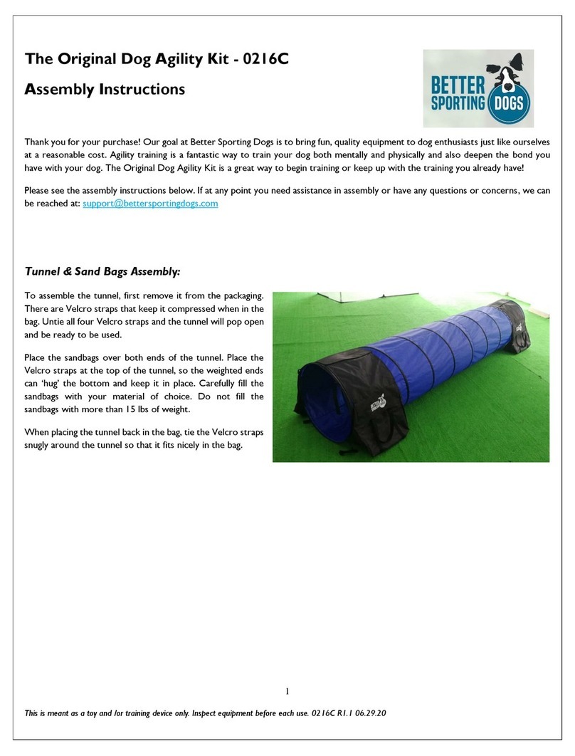 Better Sporting Dogs 0216C Assembly instructions