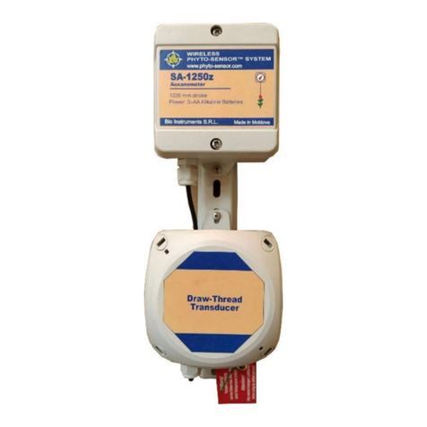 Bio Instruments PHYTO-SENSORS SA-1250z quick start guide