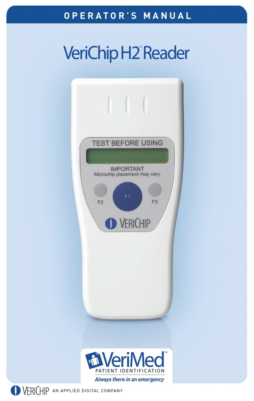 VeriMed VeriChip H2 Operator's manual