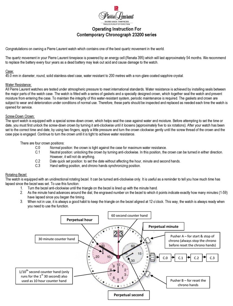 Pierre Laurent 23200 Series User manual